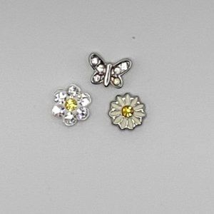 Origami Owl Daisy Charm Set